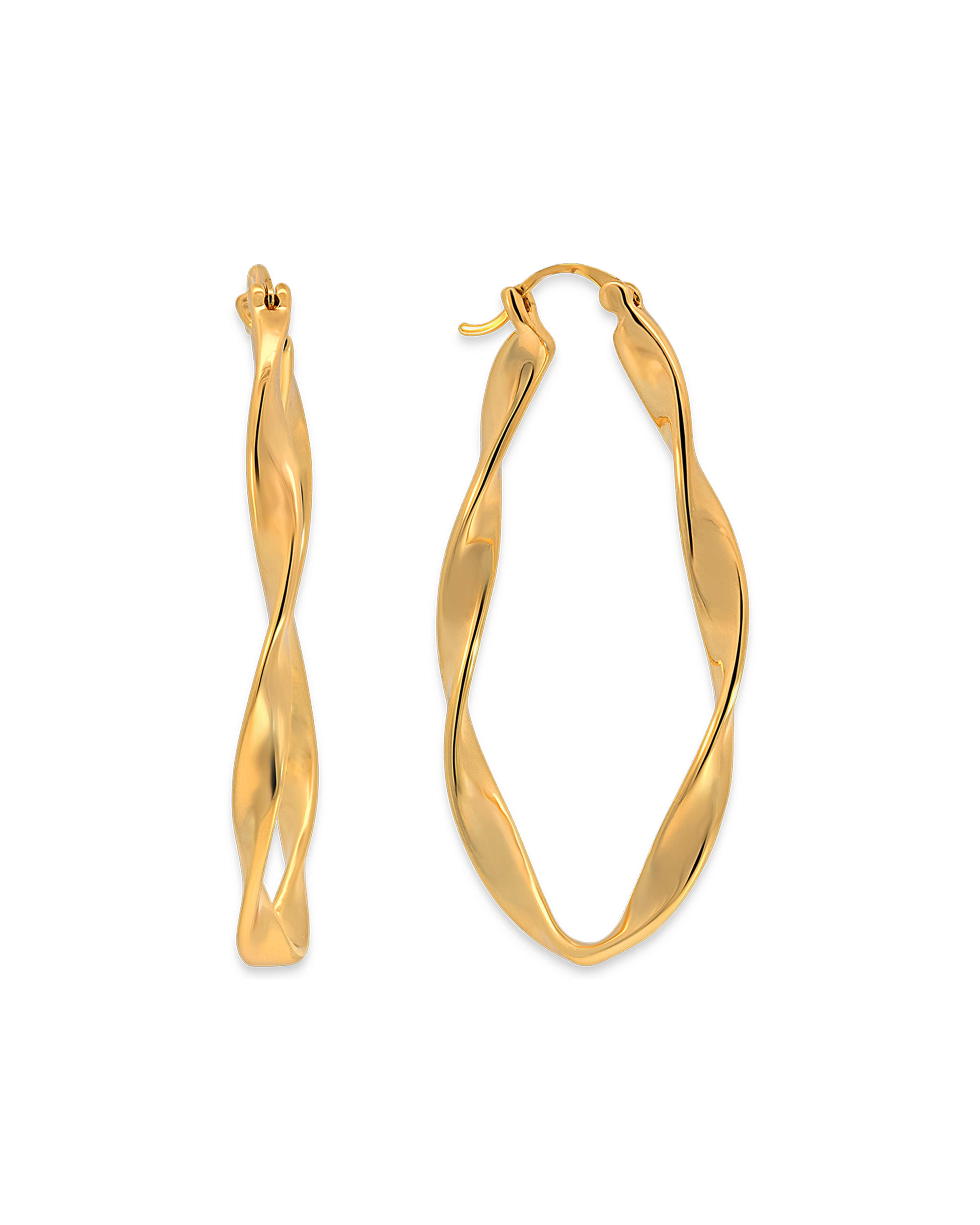 Vivienne Twisted Hoop Earrings