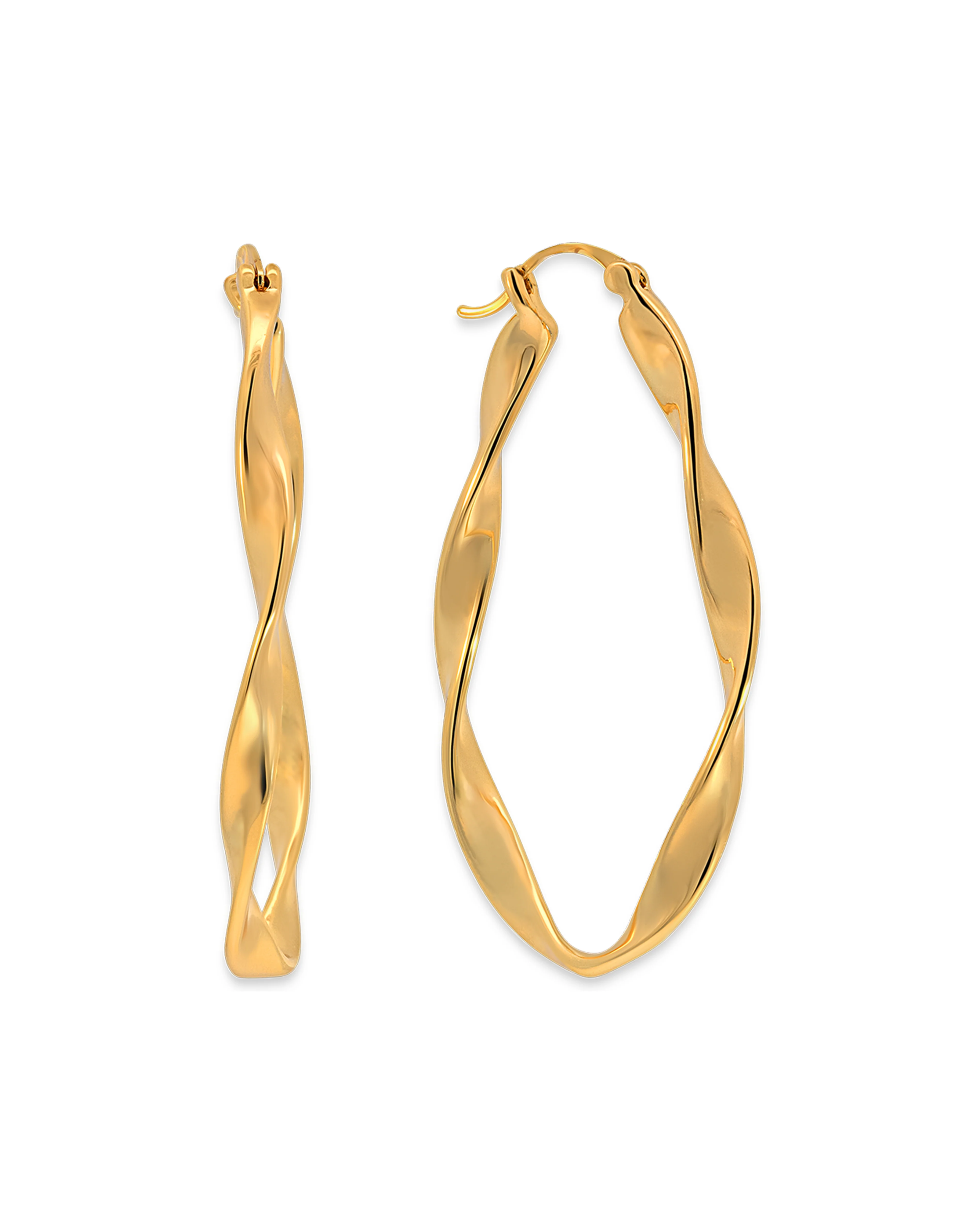Vivienne Twisted Hoop Earrings