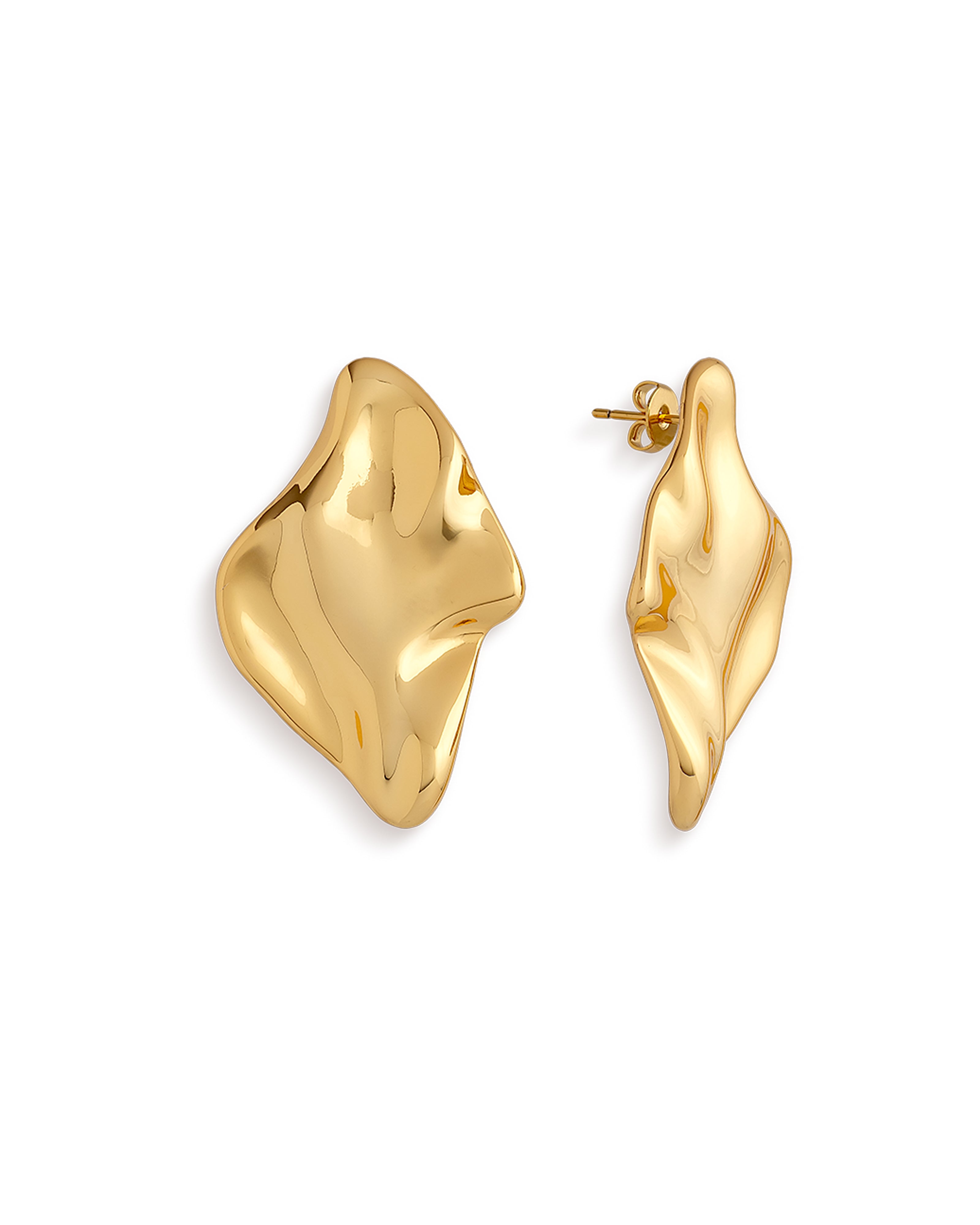 Ivy Chunky Statement Ripple Earrings