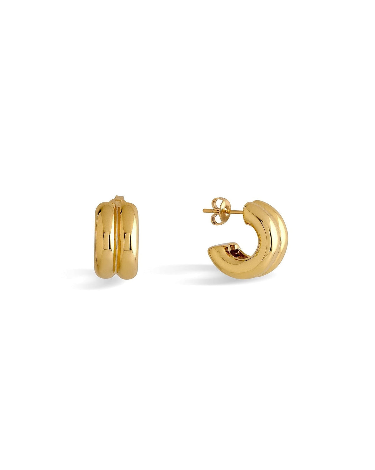 Charlie Double Huggie Hoop Earrings